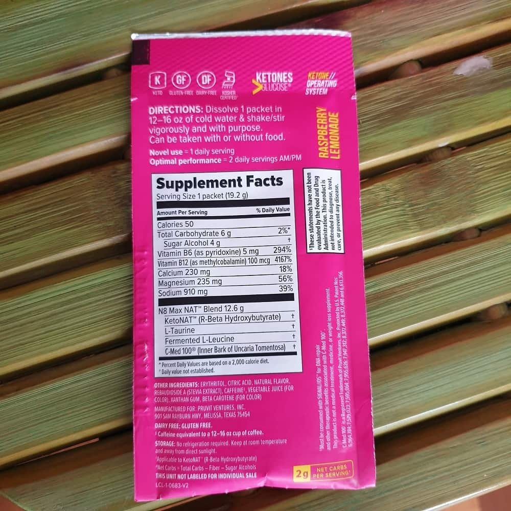 Keto OS NAT packet